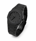 Midnight Arabic Dial Luxury Watch – Matte Black Edition