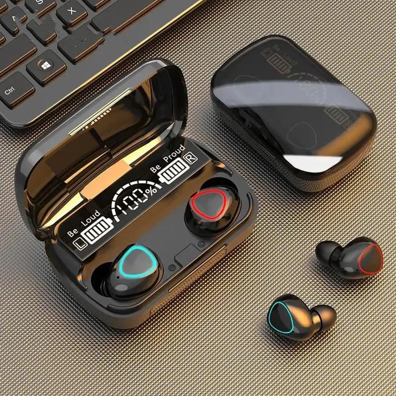 TWS Wireless Bluetooth Earbuds with Digital Display Charging Case