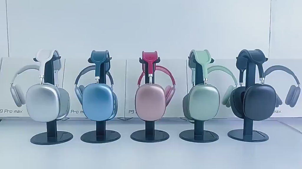 Premium Wireless Over-Ear Headphones – Luxury Metal Finish &amp; Noise Cancellation